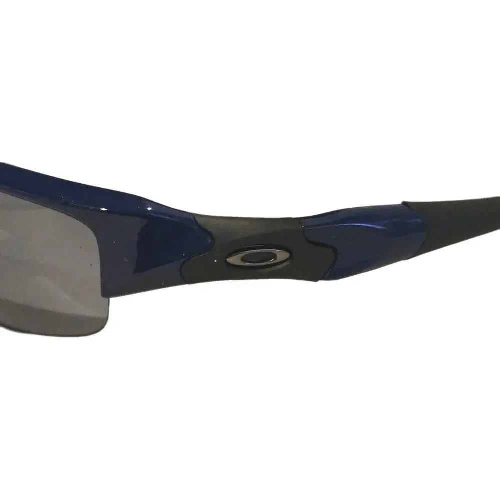 NEW Oakley Flak Jacket MHP Blue Frame Grey Lens Y2K Vintage Sunglasses AUTHENTIC